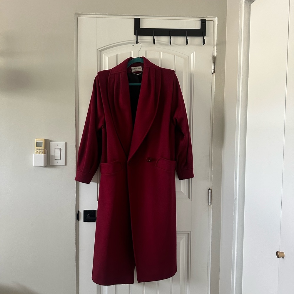 Ashley Scott Wool Dress Coat